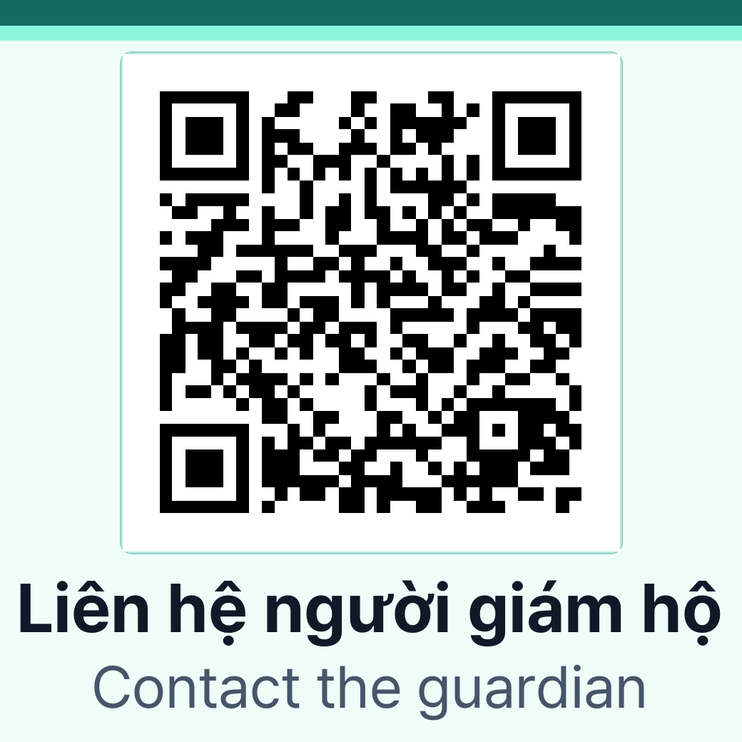 Mã QR demo người tìm thấy theo thiết kế hệ thống Safety Basic