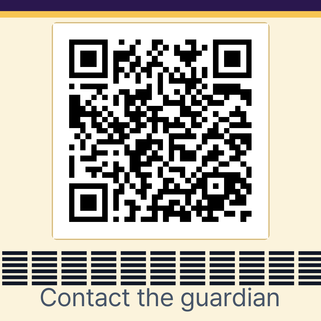 รหัส QR เดโมหน้าจอผู้พบ ดีไซน์ระบบ Safety Premium