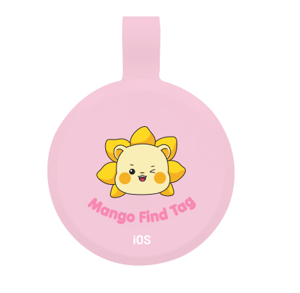 iOS용 분홍색 MangoLion Find Tag 제품